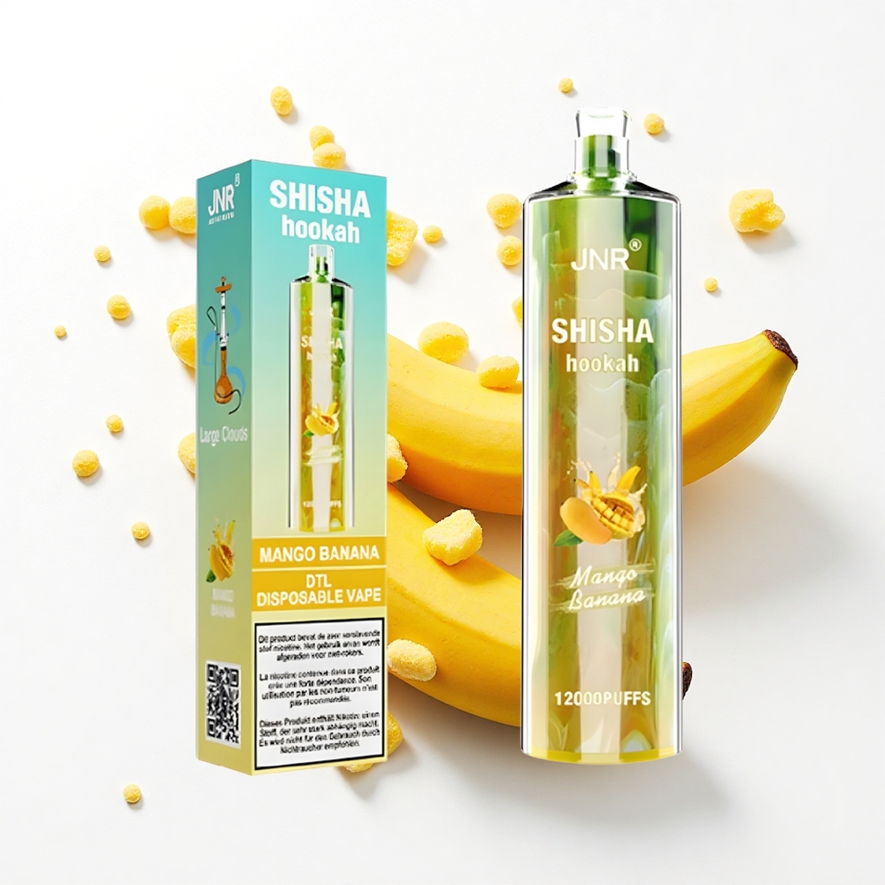 JNR Shisha Hookah 12000 Mango Banan 24ml 750mAh Typ-C