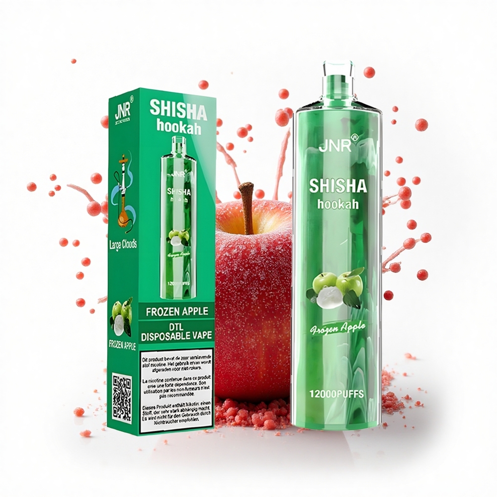 JNR Shisha Hookah 12000 Mrożone Jabłko 750mAh 24ml 0.6 Ohm