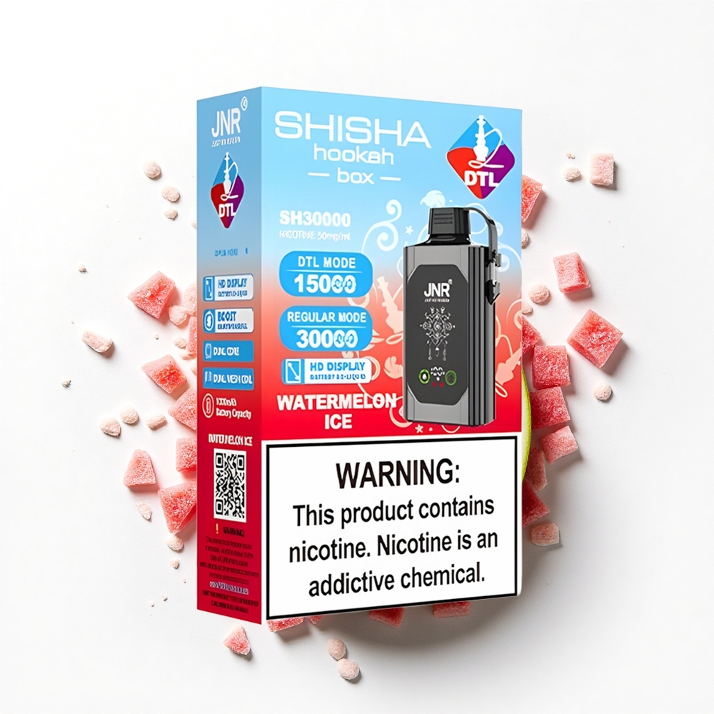 JNR Shisha Hookah Box 20500 Arbuzowy Lód HD Dual Mesh 25ml