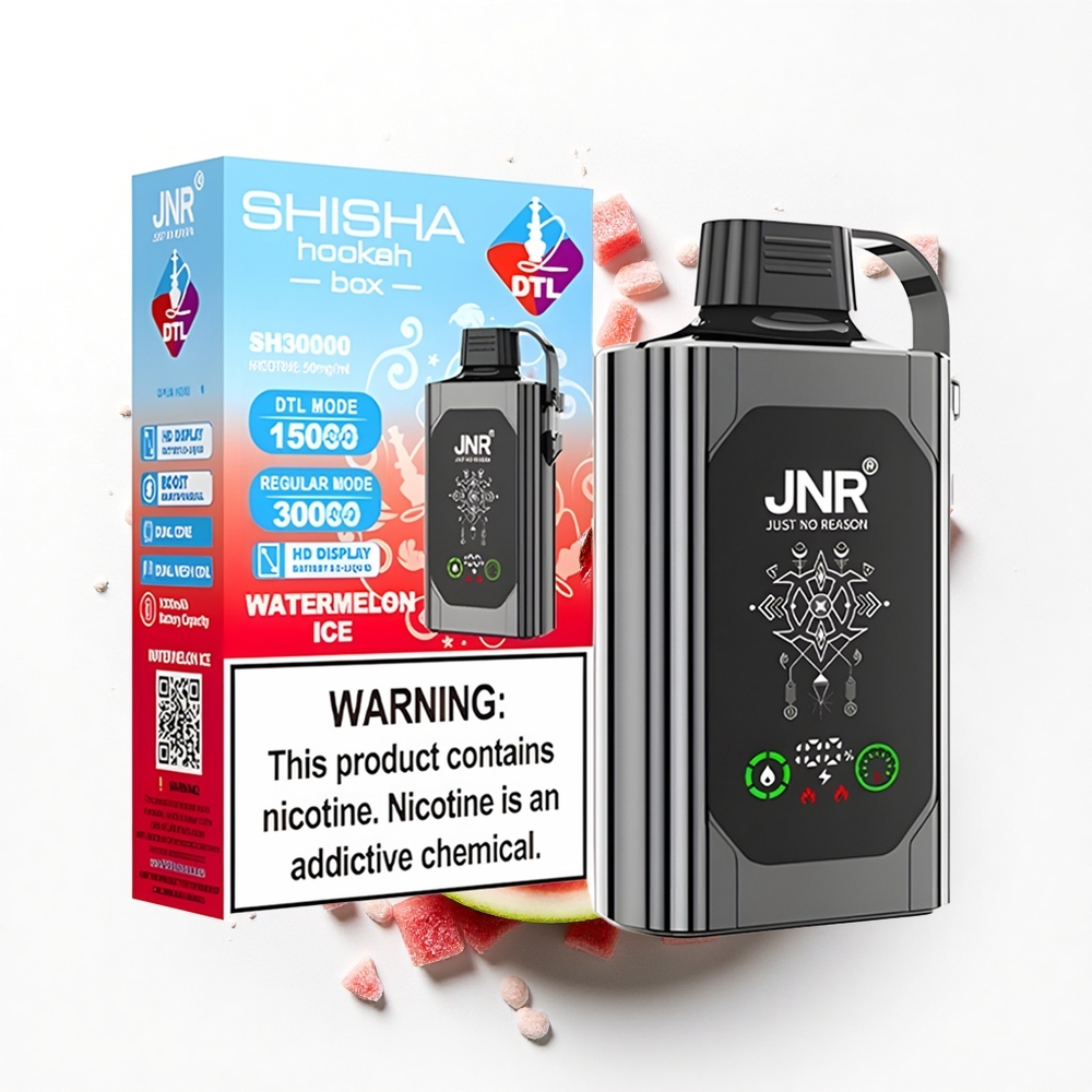 JNR Shisha Hookah Box 20500 Arbuzowy Lód HD Dual Mesh 25ml