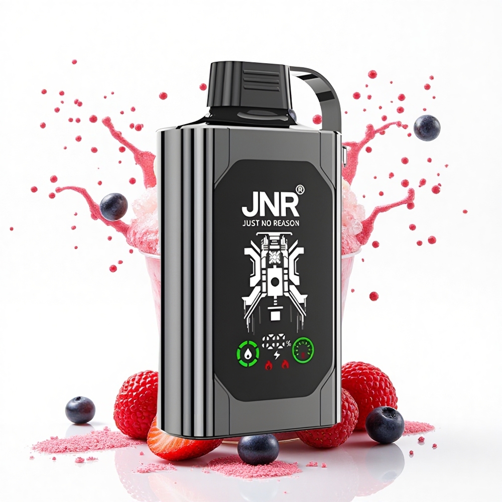 JNR Shisha Hookah Box 20500 Lodowy Mix Jagód z Podwójnym Mesh i Typem-C