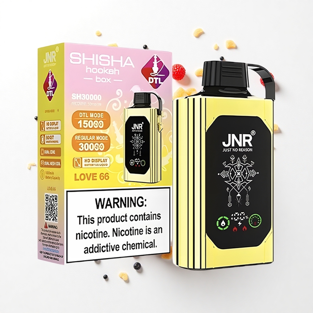 JNR Shisha Hookah Box 20500 Miłość 66 HD Dual Mesh 25ml