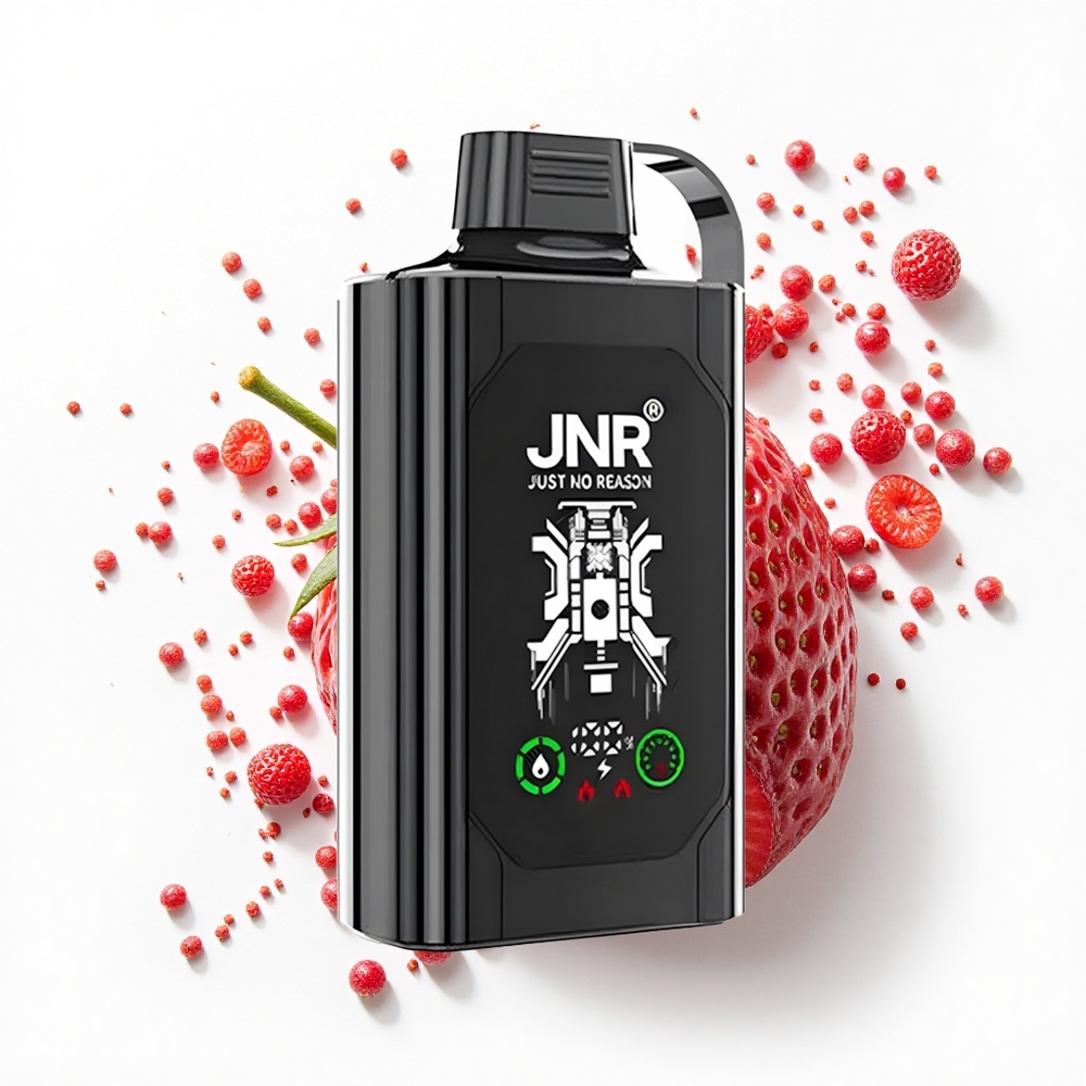 JNR Shisha Hookah Box 20500 Truskawkowo-Winogronowy Dual Mesh Coil HD Display