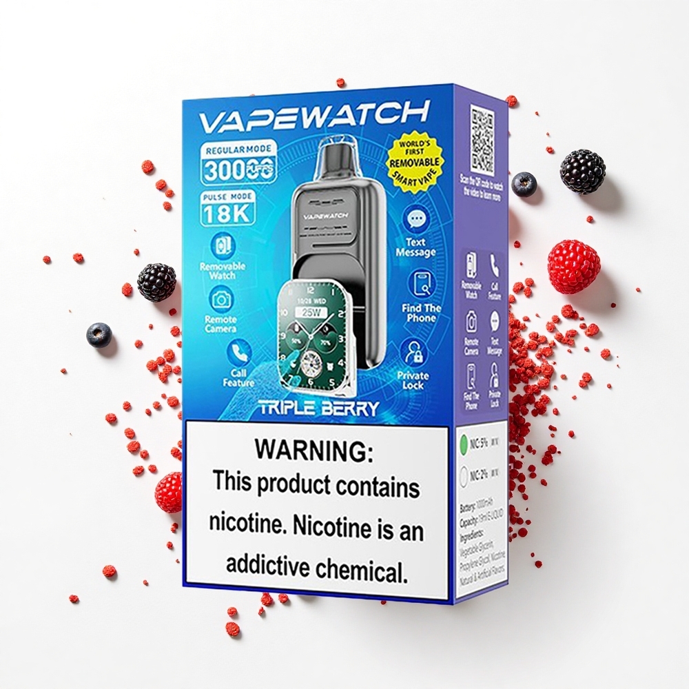 JNR VapeWatch 30000 Trójjagodowy Podwójny Mesh 19mL 5%