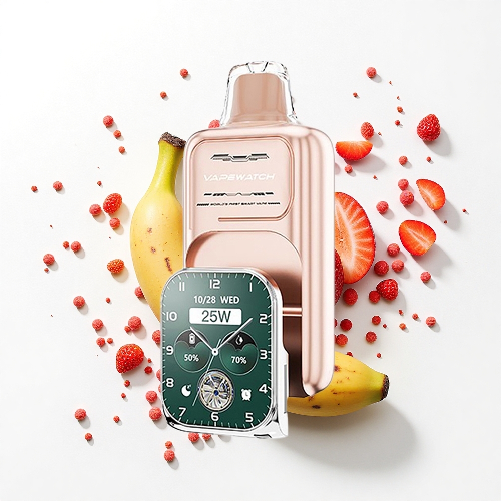 JNR VapeWatch 30000 Truskawkowo-Bananowy 1000mAh Dual Mesh