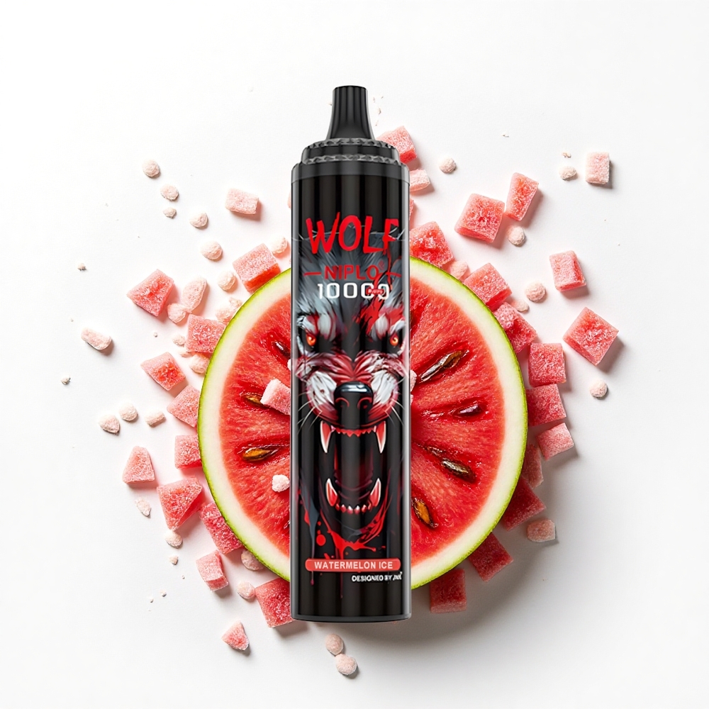 JNR Wolf Niplo 10000 Arbuzowy Lód 20ml 650mAh Type-C