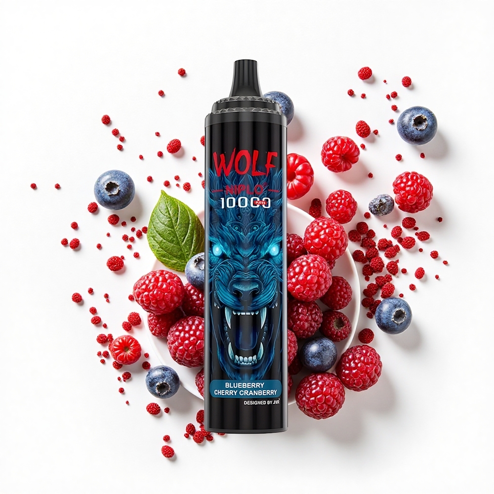 JNR Wolf Niplo 10000 Borówka Wiśnia Żurawina 20ml Typ-C