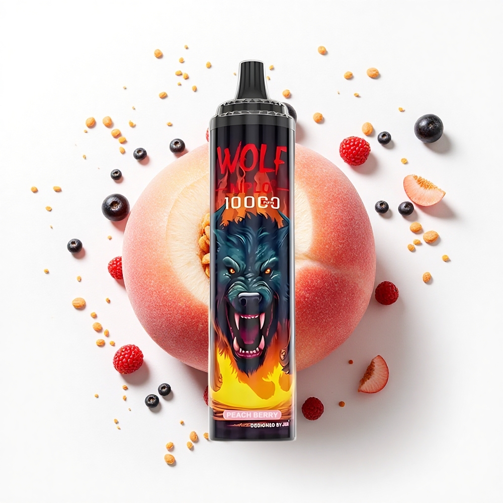 JNR Wolf Niplo 10000 Brzoskwinkowa Jagoda 20ml 1.0 Ohm