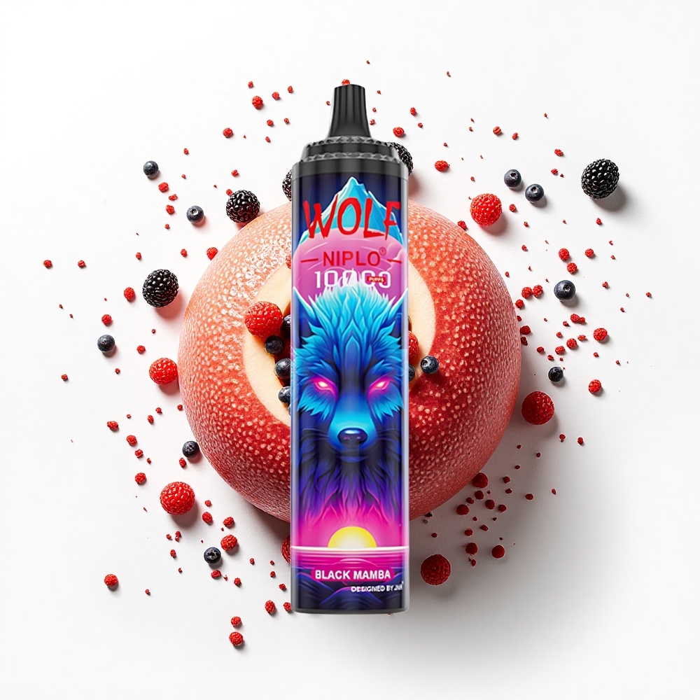 JNR Wolf Niplo 10000 Czarna Mamba 650mAh Typ-C 20ml