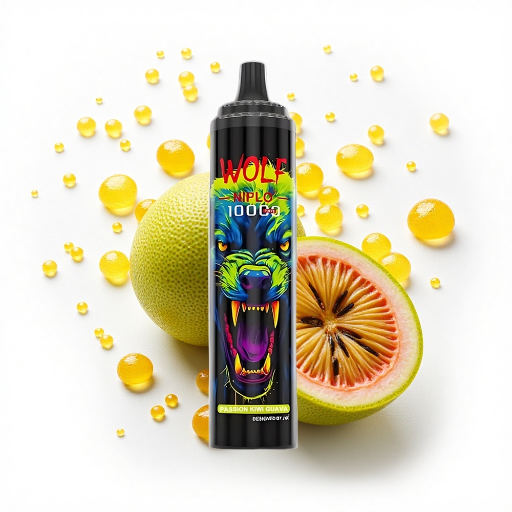 JNR Wolf Niplo 10000 Pasja Kiwi Guawa 20ml Typ-C