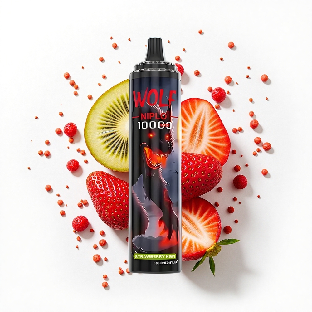 JNR Wolf Niplo 10000 Truskawka Kiwi 20ml 650mAh Type-C
