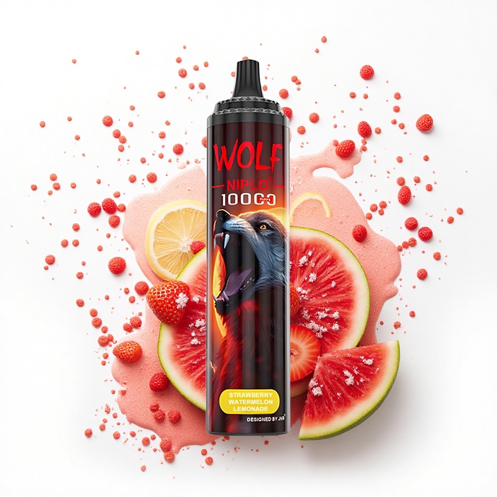 JNR Wolf Niplo 10000 Truskawkowo-Arbuzowa Lemonada z Typem-C i 20ml