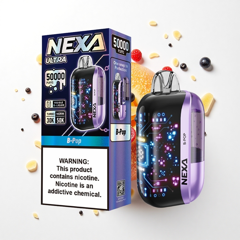 NEXA Ultra 50000 Puffs B-Pop 20ml Dual Mesh