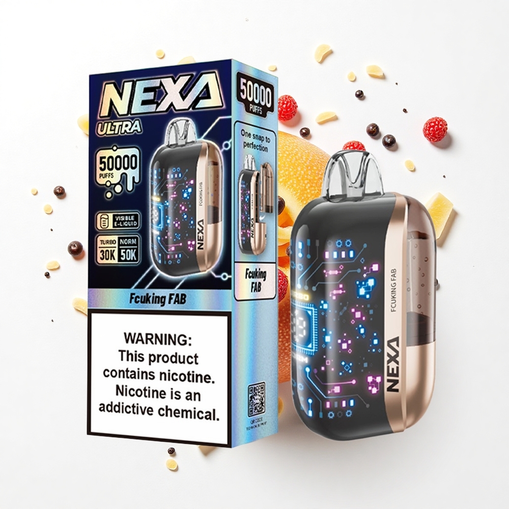 NEXA Ultra 50000 Puffs Fcuking Fab 50K z Wyświetlaczem 3D