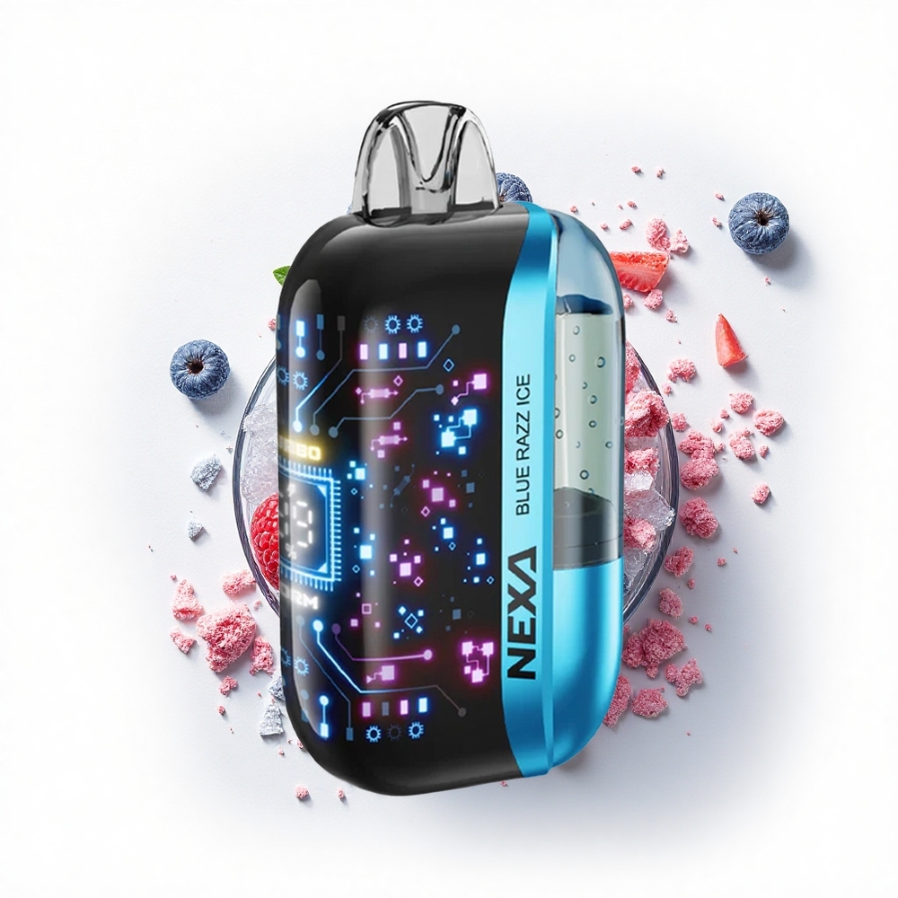 NEXA Ultra 50000 Puffs Lodowy Malinowy Błękit z 20ml i 5% Nikotyny