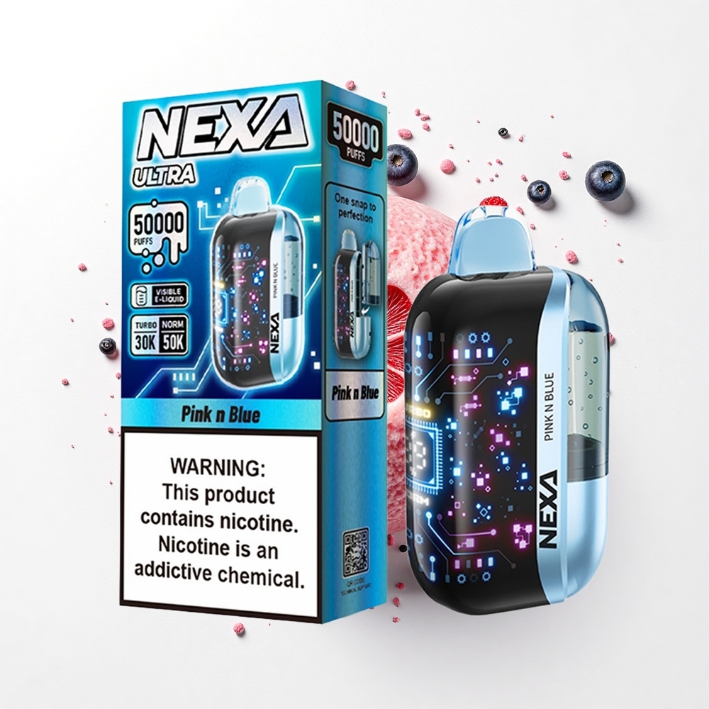 NEXA Ultra 50000 Puffs Różowy i Niebieski 20ml Dual Mesh