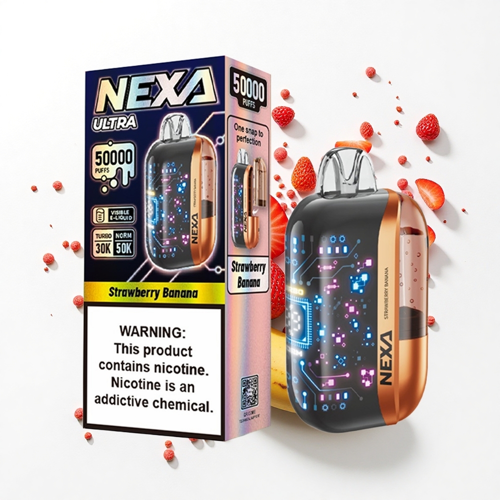 NEXA Ultra 50000 Puffs Truskawka Banan 20ml 5% Typ-C