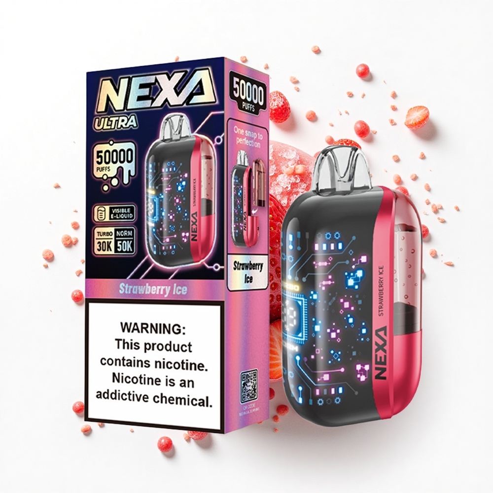 NEXA Ultra 50000 Puffs Truskawkowy Lód 20ml 5%