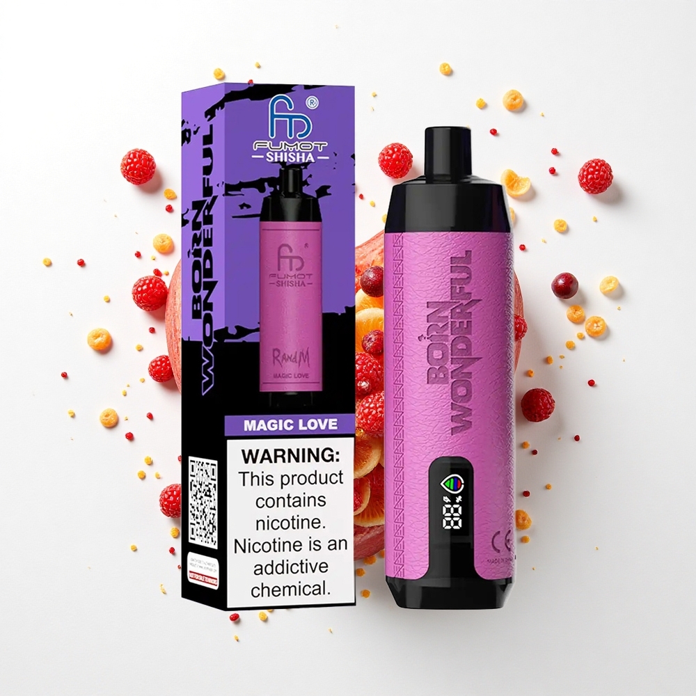 RandM Fumot Shisha 10000 Puffs Magiczna Miłość 18ml Typ-C