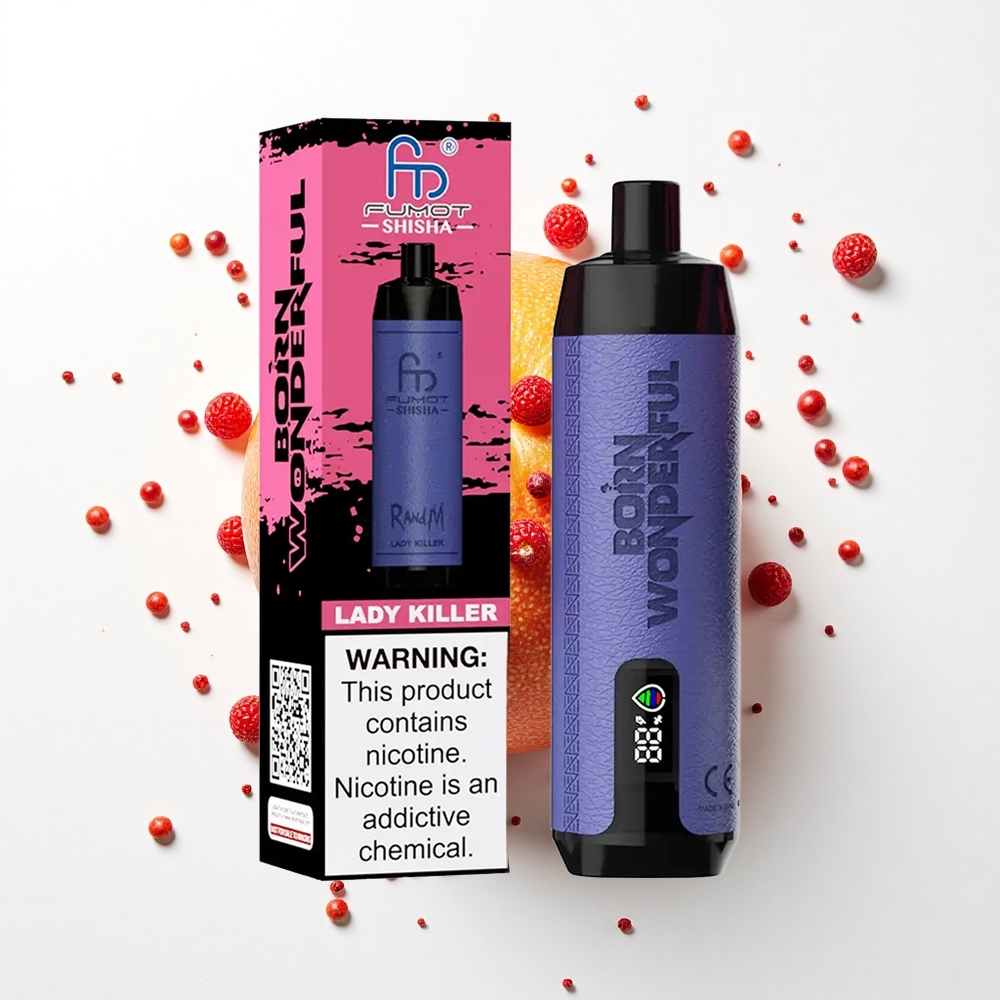 RandM Fumot Shisha 10000 Puffs Zabójczyni Dam 18ml Typ-C