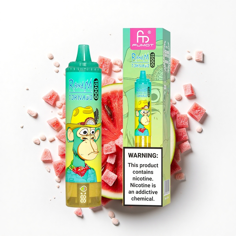 RandM Fumot Tornado 15000 Puffs Arbuzowy Lód Mesh 25ml