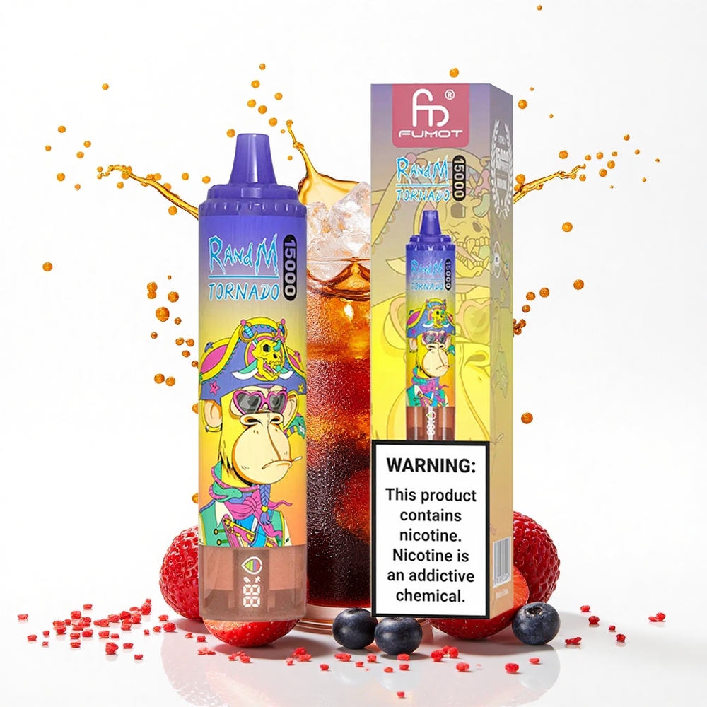 RandM Fumot Tornado 15000 Puffs Cola Lód Mesh 25ml 850mAh