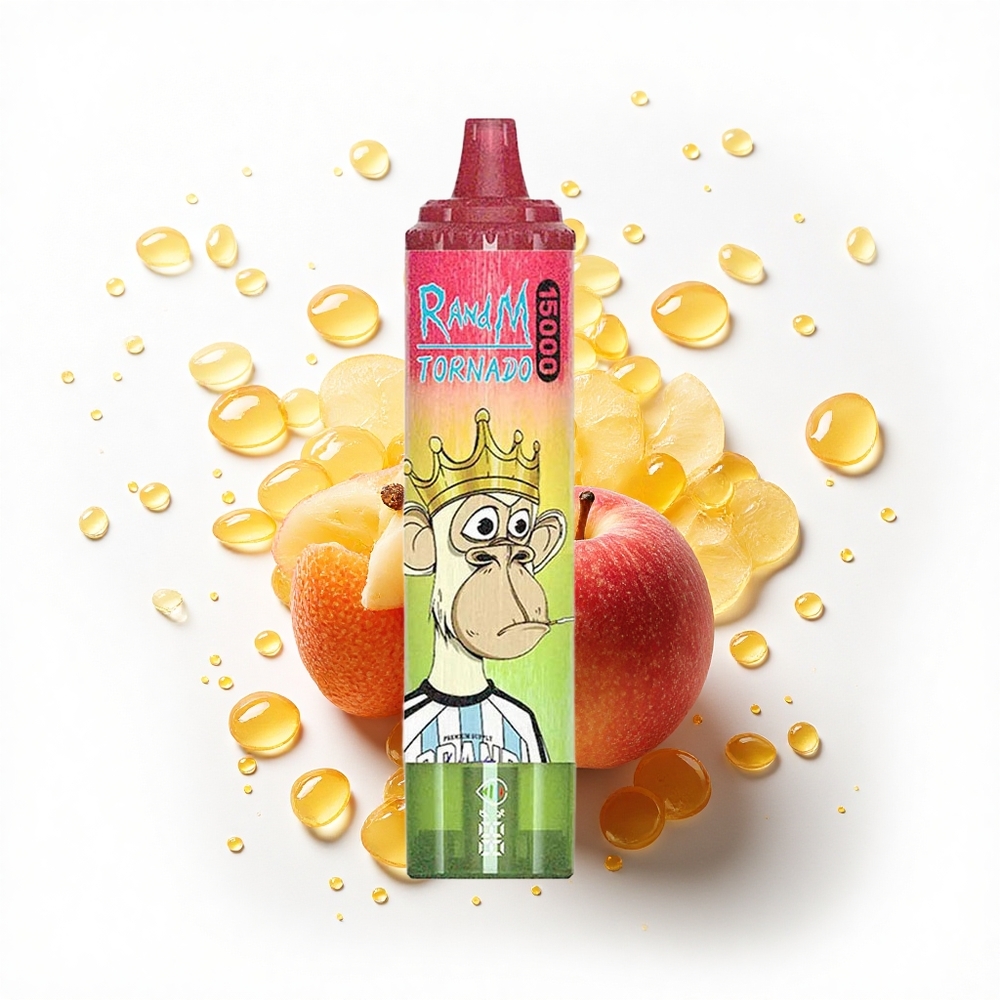 RandM Fumot Tornado 15000 Puffs Jabłko Brzoskwinia Gruszka 25ml Typ-C