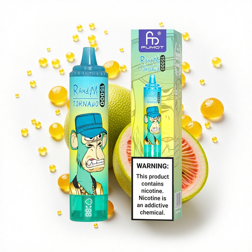 RandM Fumot Tornado 15000 Puffs Kiwi Marakuja Guawa 25ml Mesh 850mAh