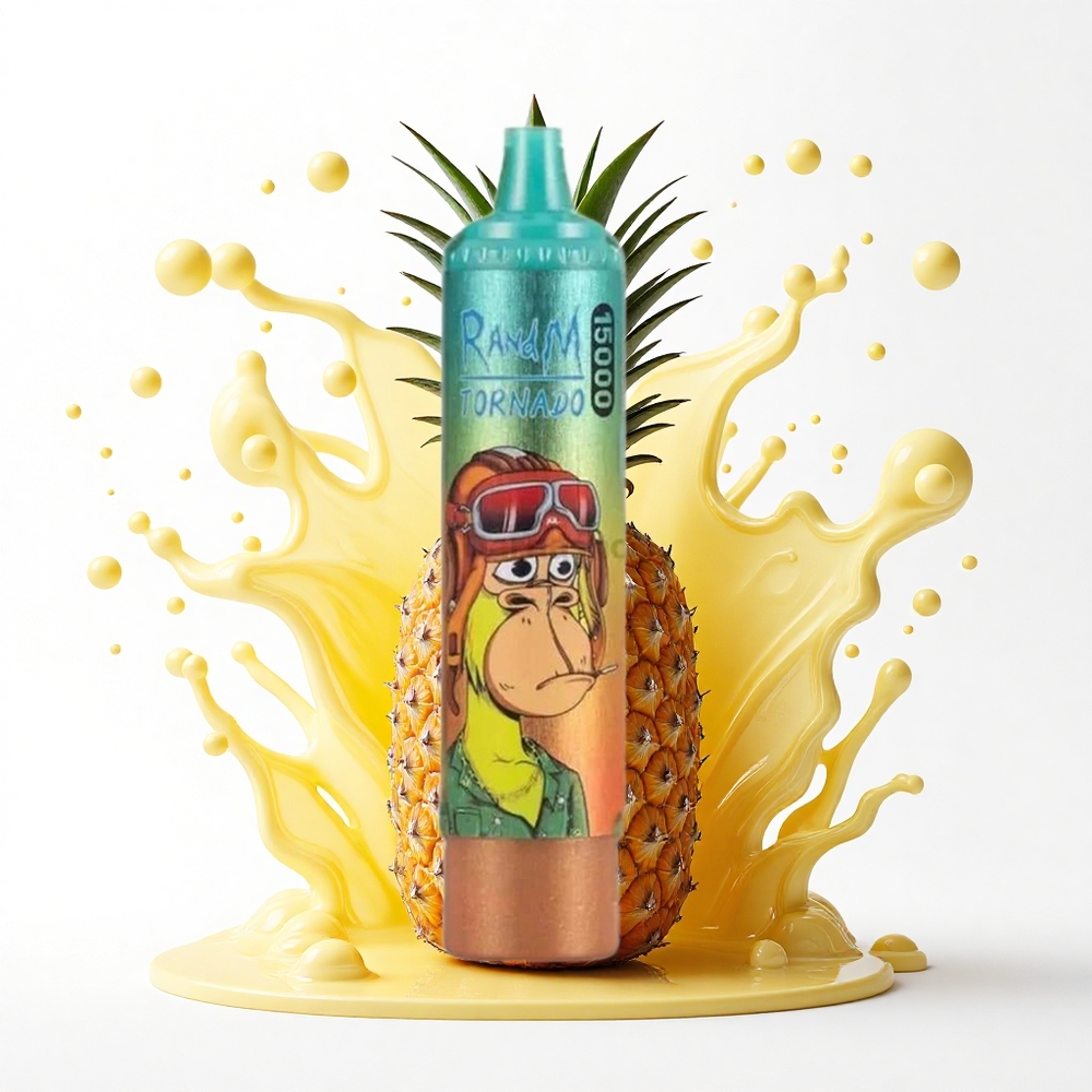 RandM Fumot Tornado 15000 Puffs Mrożony Ananas 25ml Mesh