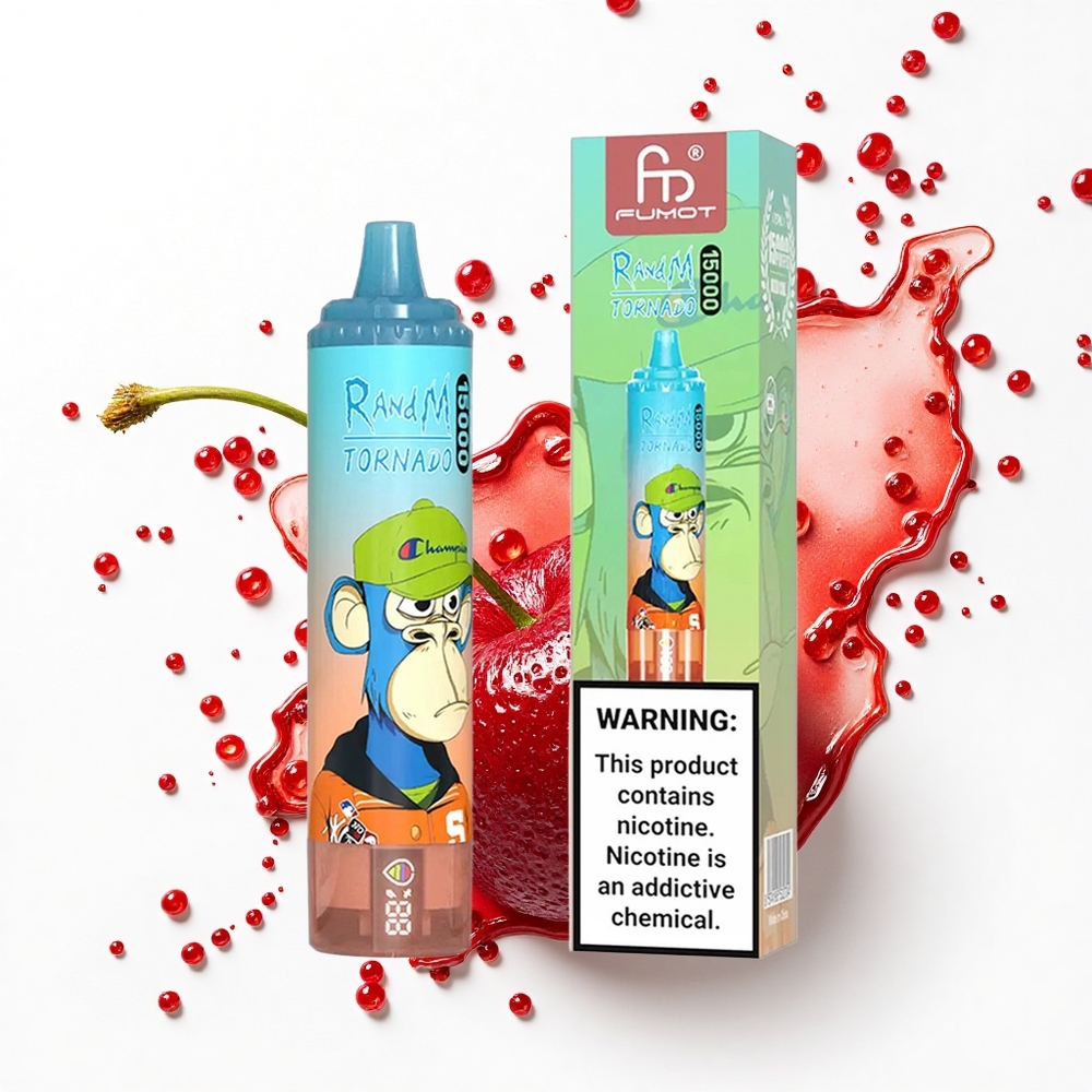 RandM Fumot Tornado 15000 Puffs Wiśniowa Cola 25ml Mesh 850mAh