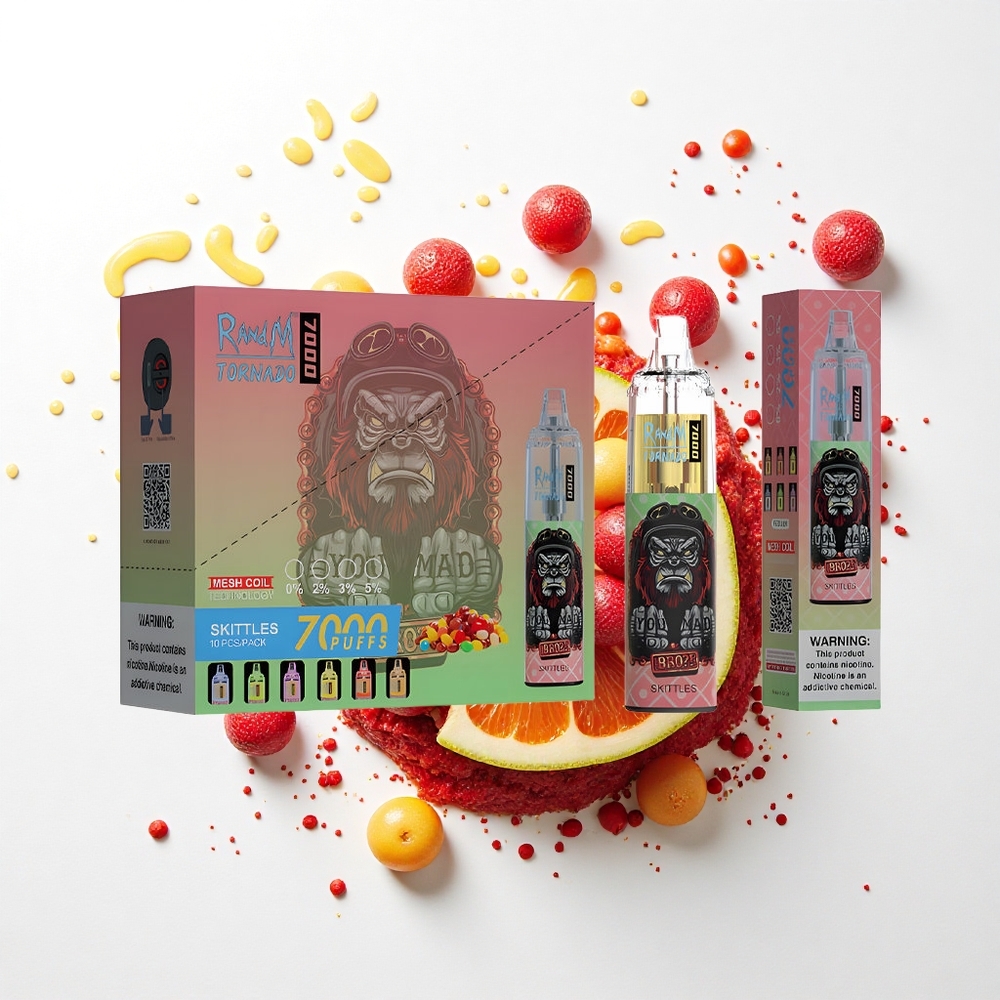 RandM Fumot Tornado 7000 Puffs Skittles 14 ML RGB