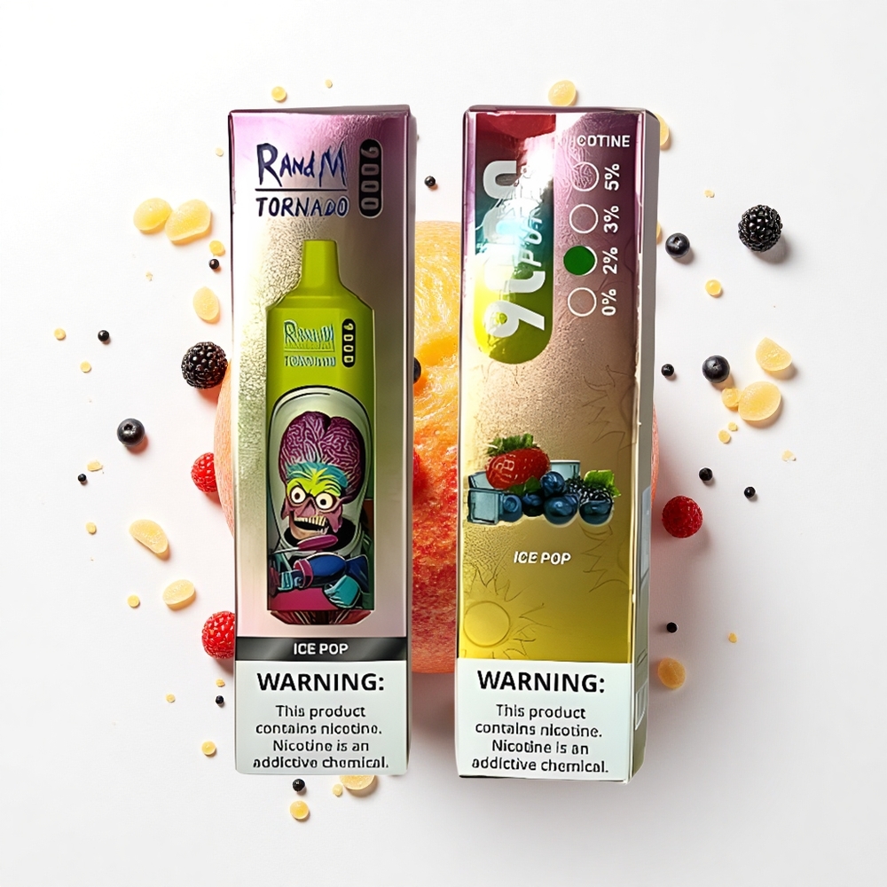 RandM Fumot Tornado 9000 Puffs Lodowy Pop RGB Mesh