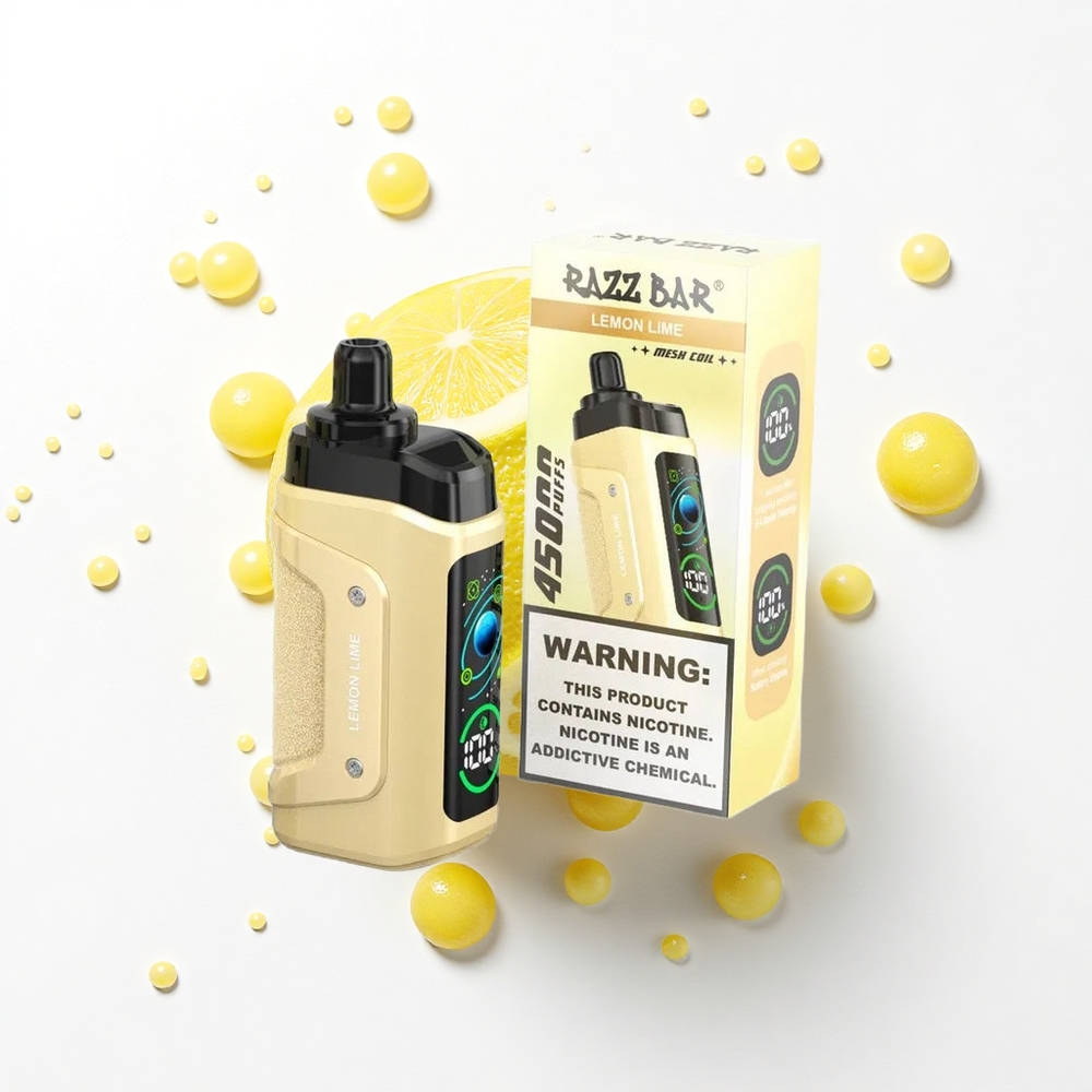 Razz Bar 45000 Puffs Cytrynowo-Limonkowa 45000 Puffów Typ-C 20 mg/ml