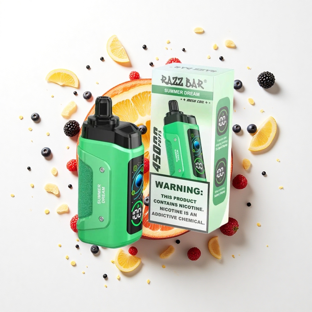 Razz Bar 45000 Puffs Letnia Marzenie 1.0 Ohm Typ-C