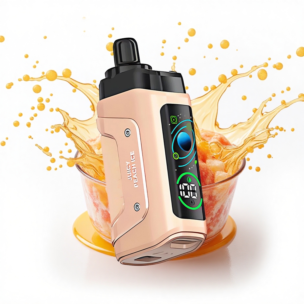 Razz Bar 45000 Puffs Soczysta Brzoskwinia Lód z Siatkową Cewką i Regulacją Powietrza