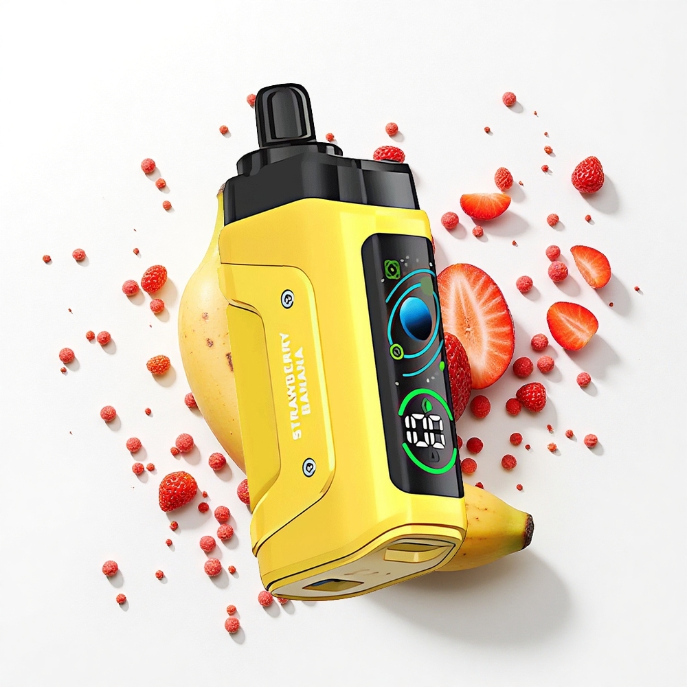 Razz Bar 45000 Puffs Truskawkowo-Bananowy Mesh 1.0 Ohm Typ-C