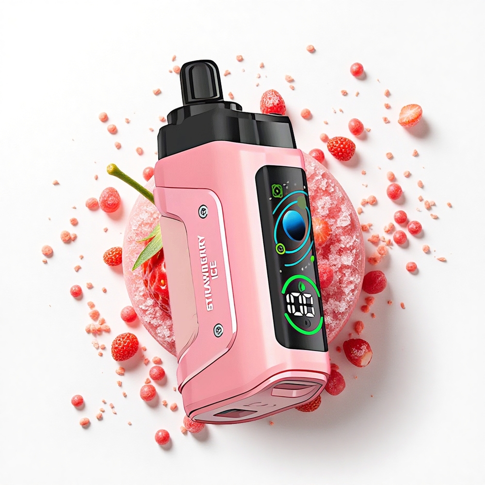 Razz Bar 45000 Puffs Truskawkowy Lód Typ-C 20 mg Siatka