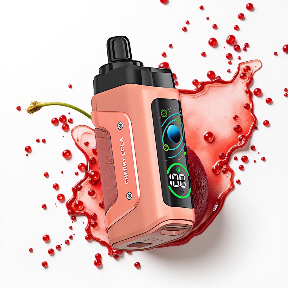 Razz Bar 45000 Puffs Wiśniowa Cola z Siatkową Cewką i Regulacją Powietrza