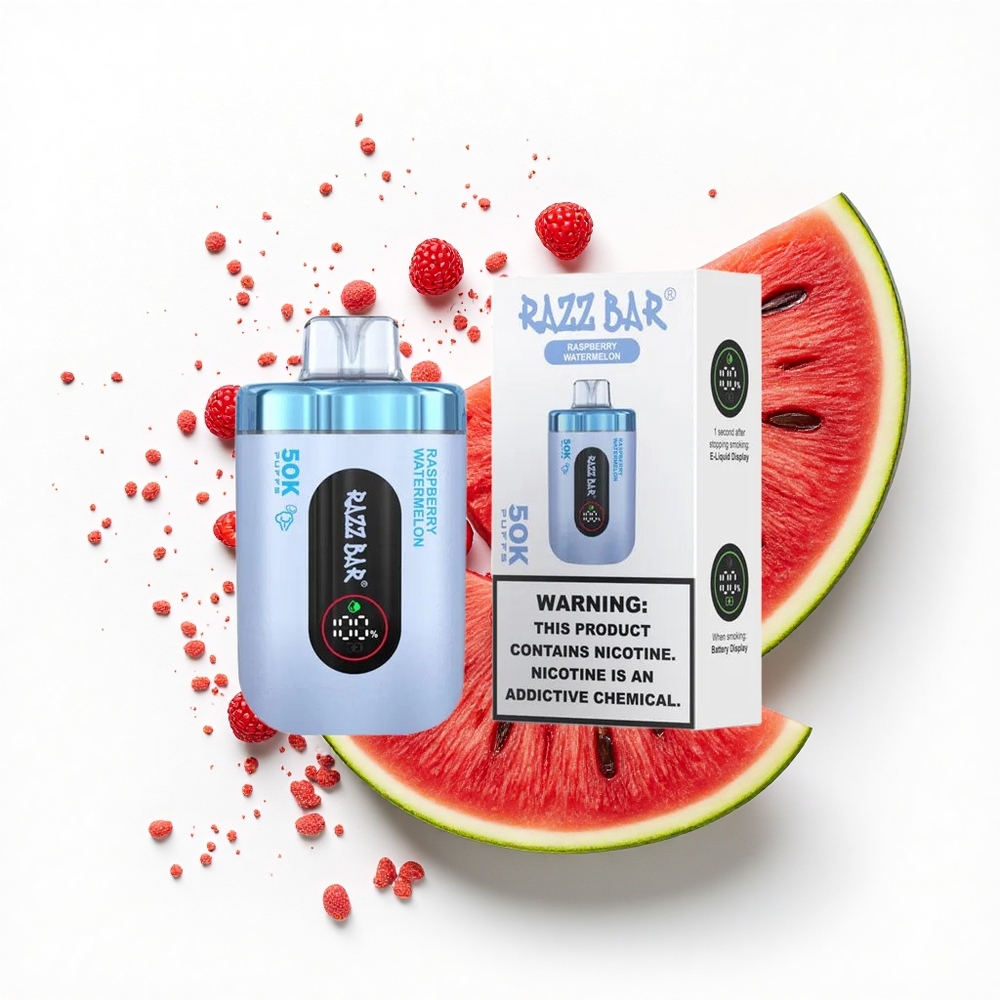 Razz Bar 50K Puffs Malinowy Arbuz 1.0 Ohm Typ-C