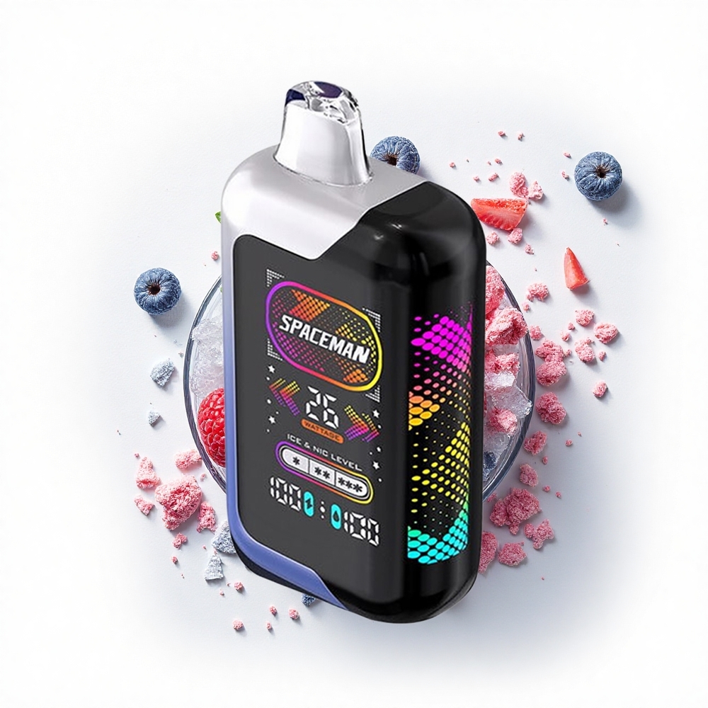 SMOK SPACEMAN SP40000 Puffs Lód Malinowy z Błękitem 1000mAh 20ml