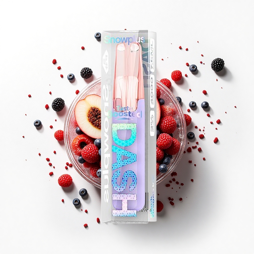 Snowplus Dash 4000 Puffs Czarny Smok Lód Ceramiczny 530mAh