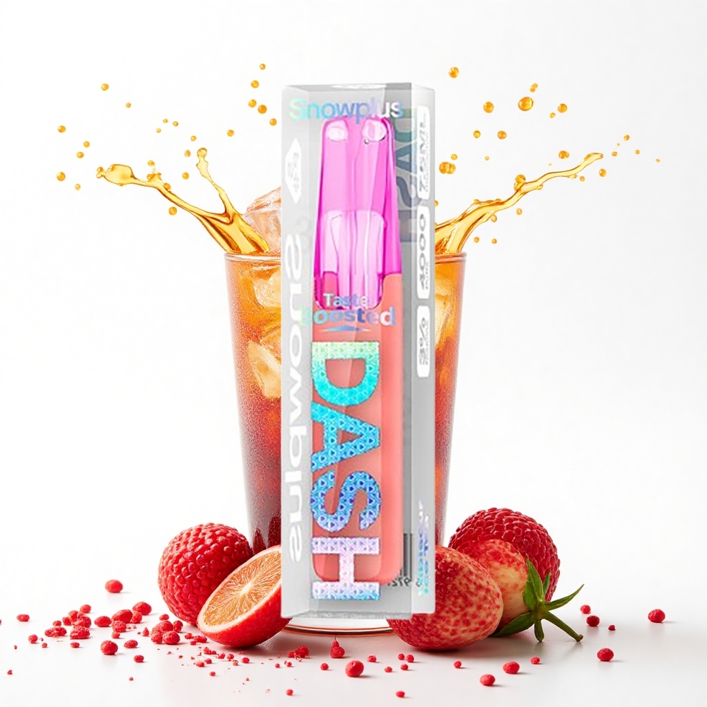 Snowplus Dash 4000 Puffs Herbaciana Lód Hibiskus z Ceramiką 530 mAh
