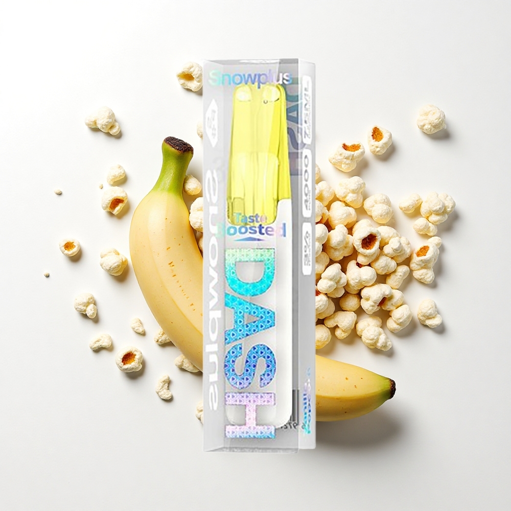Snowplus Dash 4000 Puffs Waniliowy Popcorn Ceramiczny 530 mAh