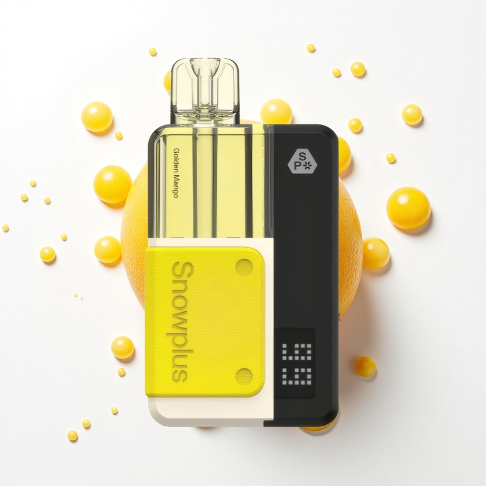 Snowplus Swift 15000 Puffs Pod Kit Złote Mango Pod Kit 1000 mAh Dual Mesh 2+10 ml