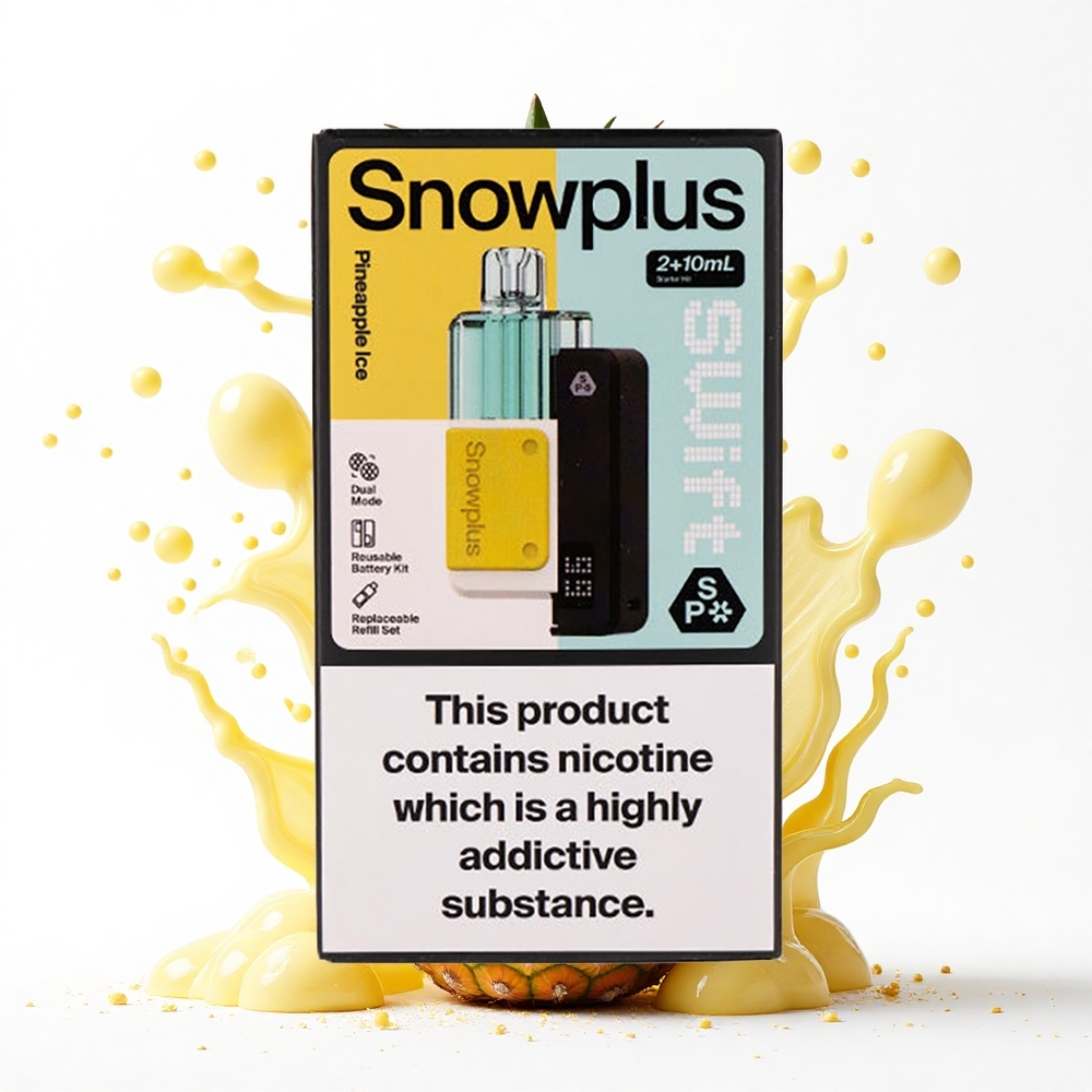 Snowplus Swift 5000 Puffs Ananasowy Lód Podwójna Siatka 1000 mAh