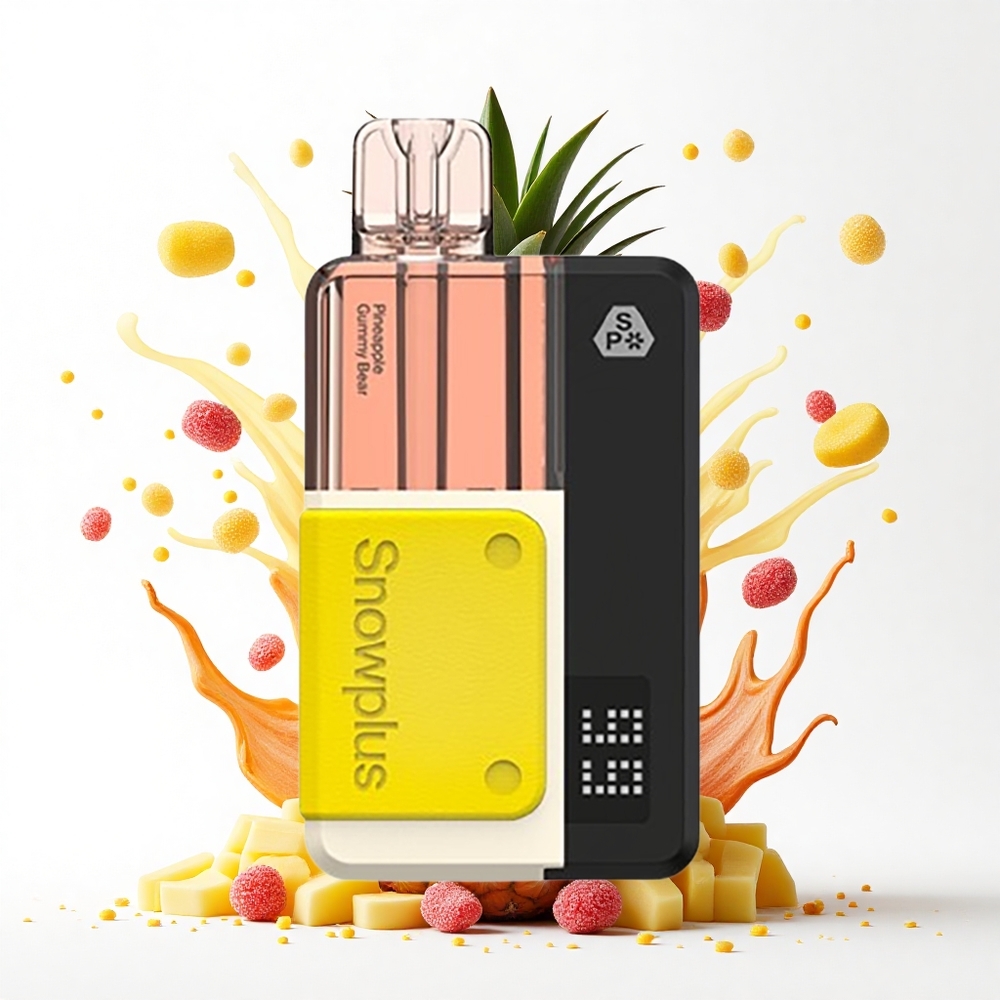 Snowplus Swift 5000 Puffs Ananasowy Żelkowy Miś Dual Mesh 1000 mAh