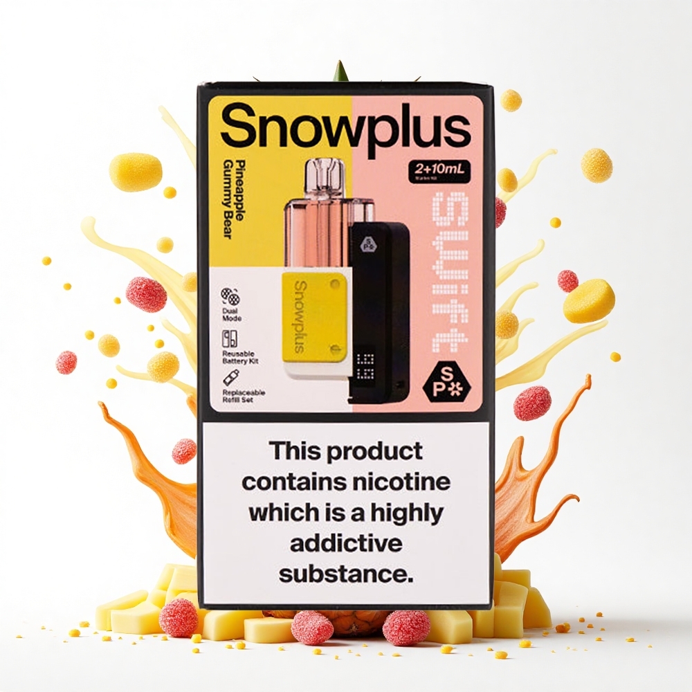 Snowplus Swift 5000 Puffs Ananasowy Żelkowy Miś Dual Mesh 1000 mAh