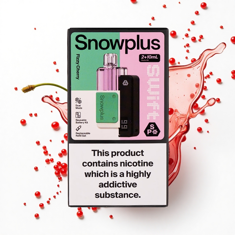 Snowplus Swift 5000 Puffs Gazowana Wiśnia Podwójna Siatka 1000 mAh
