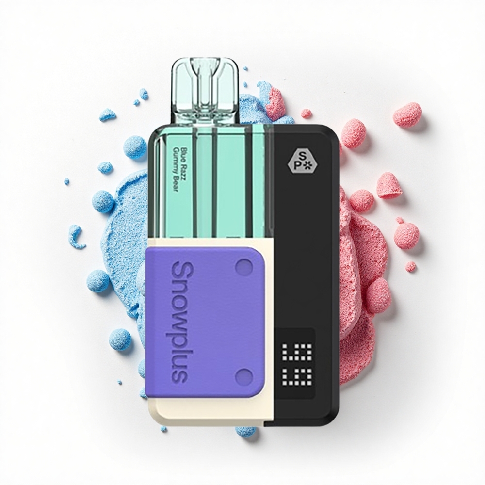 Snowplus Swift 5000 Puffs Niebieski Żelkowy Miś Dual Mesh 1000 mAh